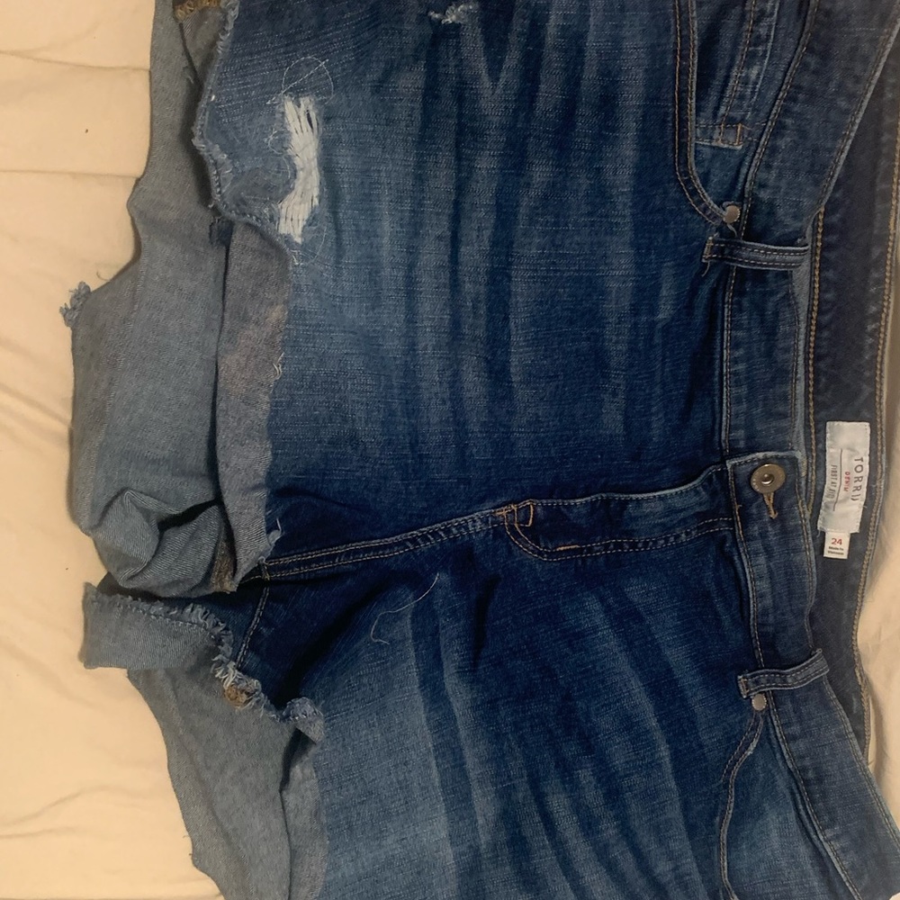 Torrid Vintage 5-inch Stretch Mid-Rise Shorts